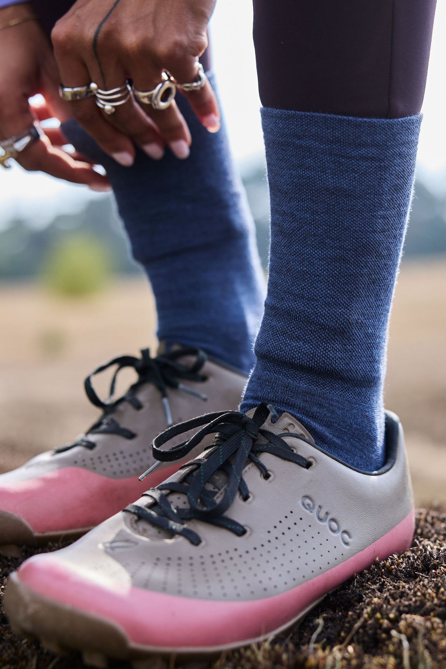 Merino Socks - Bluebell